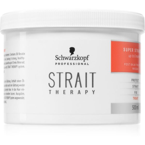 Schwarzkopf Professional Schwarzkopf Professional STRAIT Therapy Post Balm Treatment restrukturirajuća maska za jačanje kose 500 ml