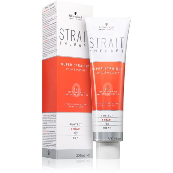 Schwarzkopf Professional Schwarzkopf Professional STRAIT Therapy Super Straight krema za ravnanje kose 0 Very Curly Hair 300 ml