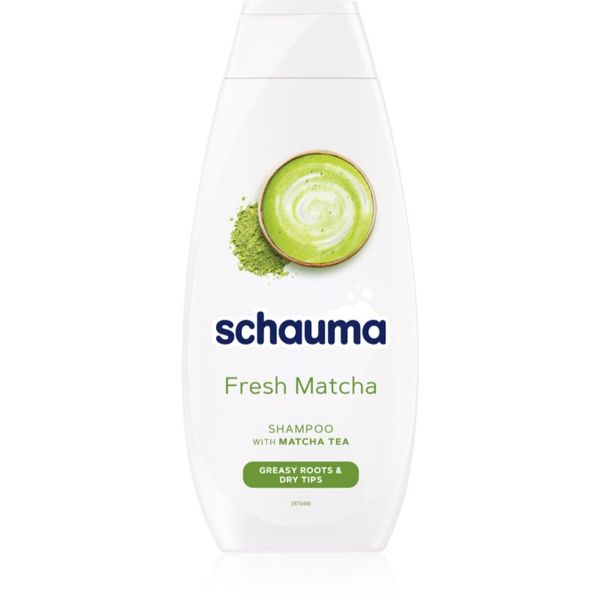 Schwarzkopf Schwarzkopf Schauma Fresh Matcha detoksikacijski šampon za čišćenje za masno vlasište i suhe vrhove 400 ml