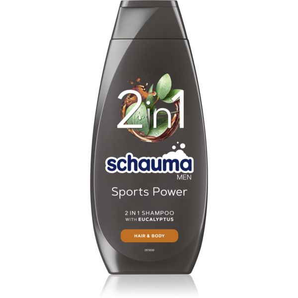 Schwarzkopf Schwarzkopf Schauma MEN gel za tuširanje i šampon 2 u 1 za muškarce Sports Power 400 ml