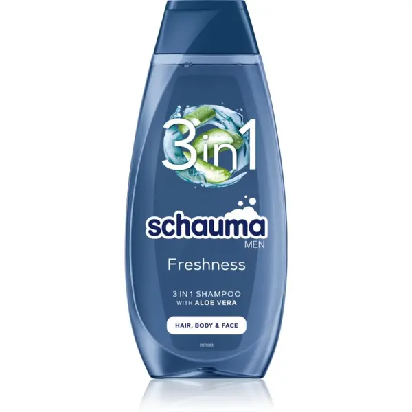 Schwarzkopf Schwarzkopf Schauma MEN osvježavajući šampon za lice, tijelo i kosu 400 ml