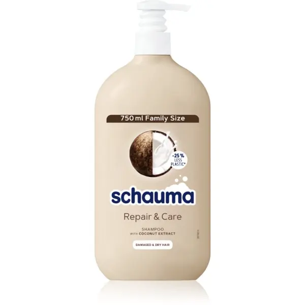 Schwarzkopf Schwarzkopf Schauma Repair & Care šampon za suhu i oštećenu kosu s kokosom 750 ml