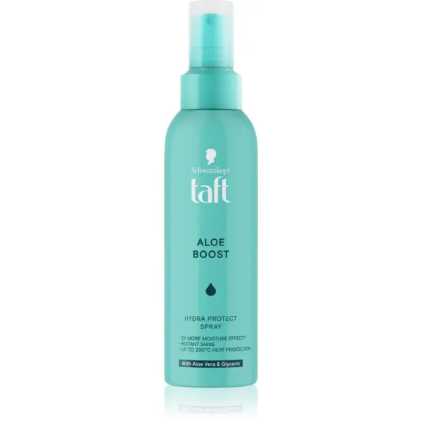 Schwarzkopf Schwarzkopf Taft Aloe Boost hidratantni sprej za kosu za toplinsko oblikovanje kose 150 ml