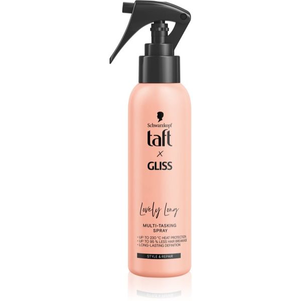 Schwarzkopf Schwarzkopf Taft x Gliss multifunkcionalni sprej za kosu za toplinsko oblikovanje kose Lovely Long 150 ml