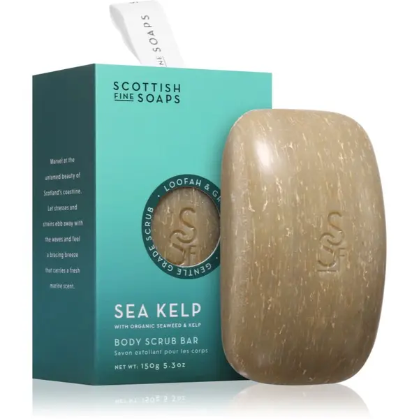 Scottish Fine Soaps Scottish Fine Soaps Sea Kelp Body Scrub Bar eksfolijacijski sapun za tijelo 150 g