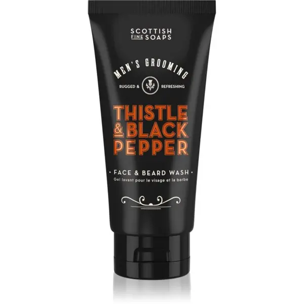 Scottish Fine Soaps Scottish Fine Soaps Thistle & Black Pepper gel za pranje za lice i bradu 150 ml