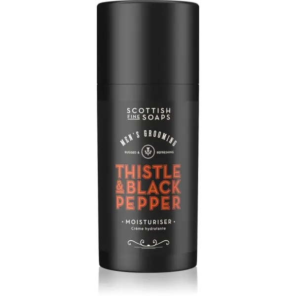 Scottish Fine Soaps Scottish Fine Soaps Thistle & Black Pepper hidratantna krema za lice za muškarce 100 ml