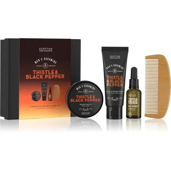 Scottish Fine Soaps Scottish Fine Soaps Thistle & Black Pepper poklon set za muškarce