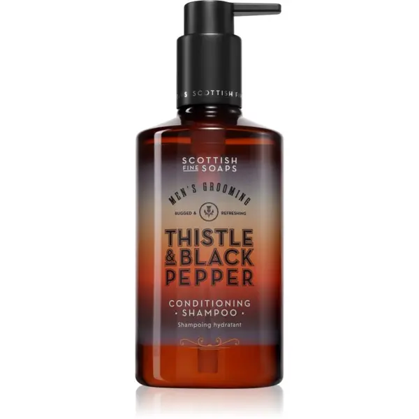 Scottish Fine Soaps Scottish Fine Soaps Thistle & Black Pepper šampon za muškarce 300 ml