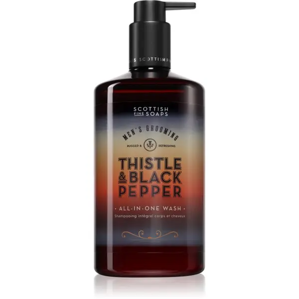Scottish Fine Soaps Scottish Fine Soaps Thistle & Black Pepper sapun za lice, tijelo i kosu 500 ml