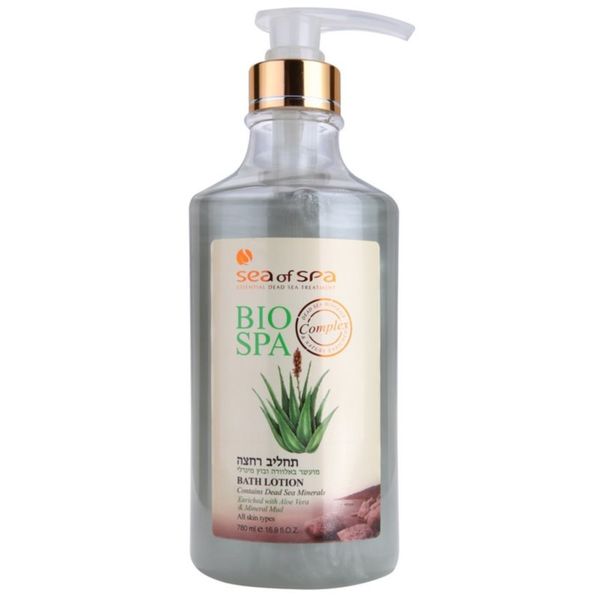 Sea of Spa Sea of Spa Bio Spa Aloe Vera & Mineral Mud krema za tuširanje i kupku s mineralima iz mrtvog mora aloe vera 780 ml