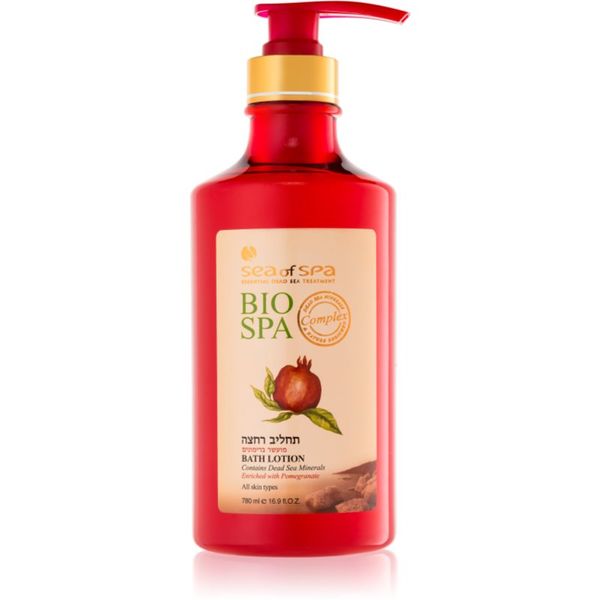 Sea of Spa Sea of Spa Bio Spa Pomegranate krema za tuširanje i kupku s mineralima iz mrtvog mora s mirisom Pomegranate 780 ml