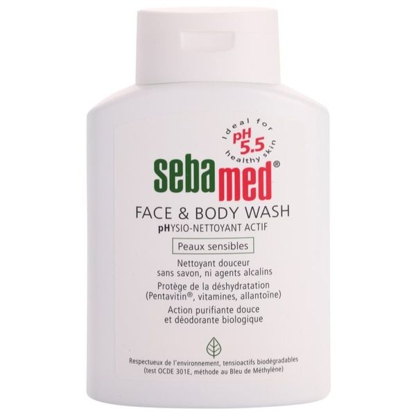 Sebamed Sebamed Wash nježna emulzija za čišćenje tijela i lica za osjetljivu kožu 200 ml