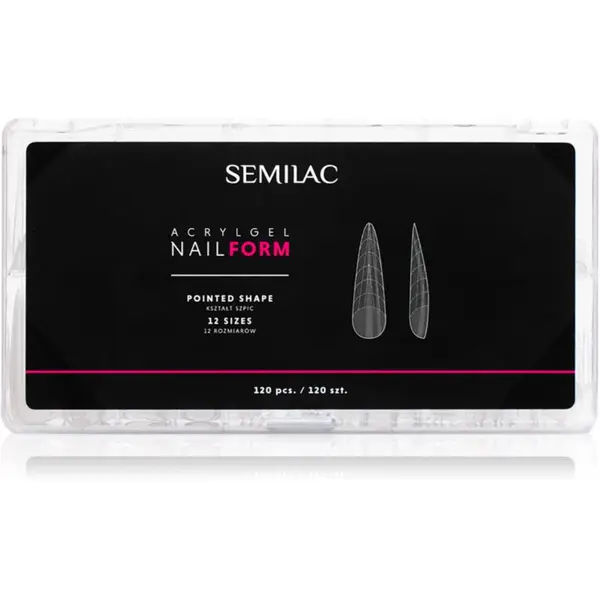 Semilac Semilac Accessories Acrylgel Nail Form Šablone za nokte veličina Pointed 120 kom