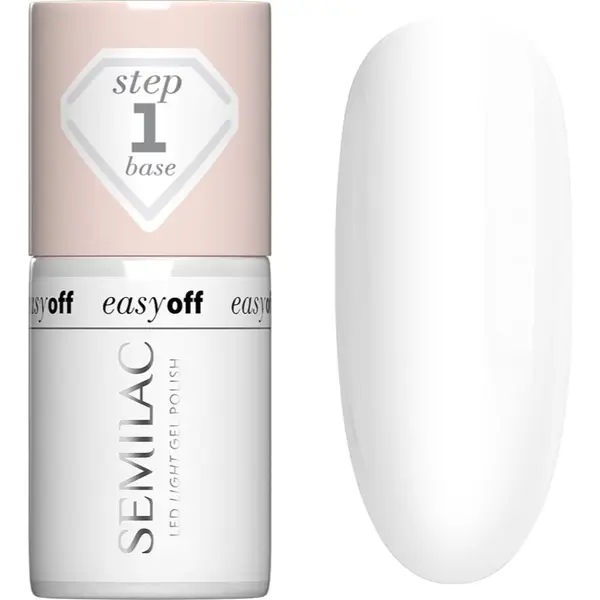 Semilac Semilac Easy Off Step 1 bazni lak za gel nokte 7 ml