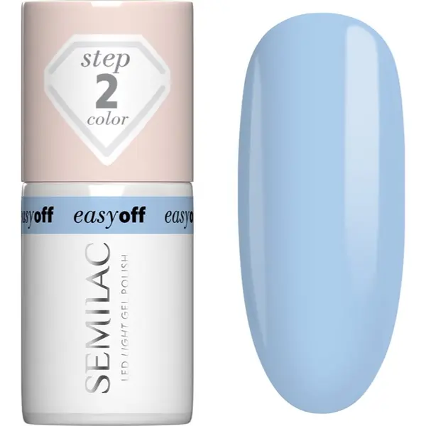 Semilac Semilac Easy Off Step 2 gel lak za nokte s korištenjem UV/LED lampe nijansa Azul Blue 7 ml