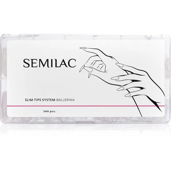 Semilac Semilac Slim Tips System Umjetni nokti tip Ballerina 240 kom