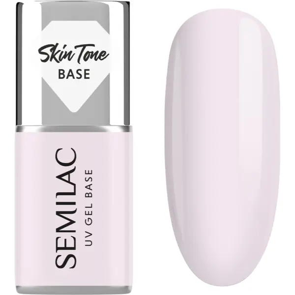Semilac Semilac UV Gel Base Skin Tone Base bazni lak za gel nokte nijansa Natural Pink 7 ml