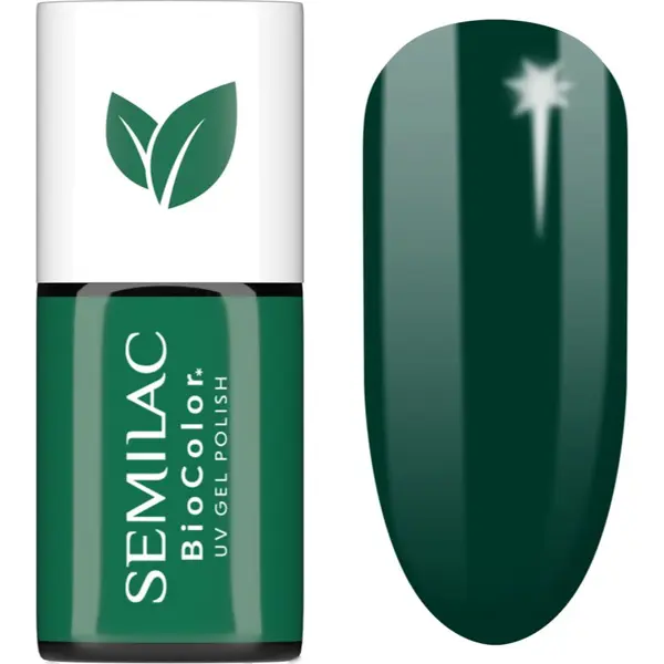 Semilac Semilac UV Hybrid BioColor gel lak za nokte s korištenjem UV/LED lampe nijansa 731 Bottle Green 7 ml