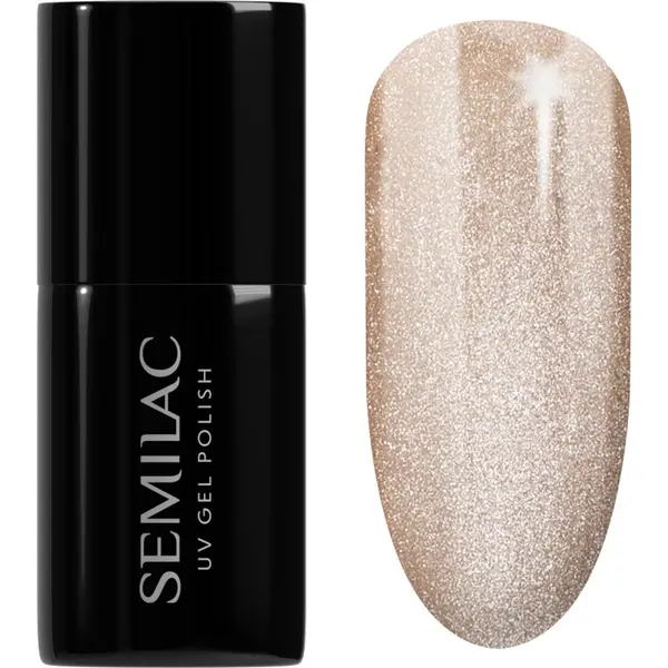 Semilac Semilac UV Hybrid Gloss GALA gel lak za nokte s korištenjem UV/LED lampe nijansa 661 Linen Gloss 7 ml