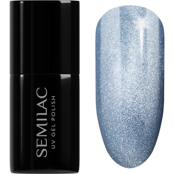 Semilac Semilac UV Hybrid Gloss GALA gel lak za nokte s korištenjem UV/LED lampe nijansa 665 Blueberry Gloss 7 ml
