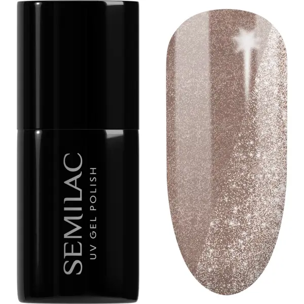 Semilac Semilac UV Hybrid New YEAAH gel lak za nokte s korištenjem UV/LED lampe nijansa 408 Less Sugar 7 ml