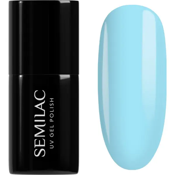 Semilac Semilac UV Hybrid One Touch Pastels gel lak za nokte nijansa 974 Bubbly Blue 7 ml