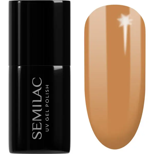 Semilac Semilac UV Hybrid Pastel Neons gel lak za nokte s korištenjem UV/LED lampe nijansa 600 Apricot Crush 7 ml