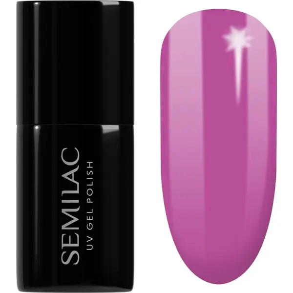 Semilac Semilac UV Hybrid Pastel Neons gel lak za nokte s korištenjem UV/LED lampe nijansa 601 Neon Pink Punch 7 ml