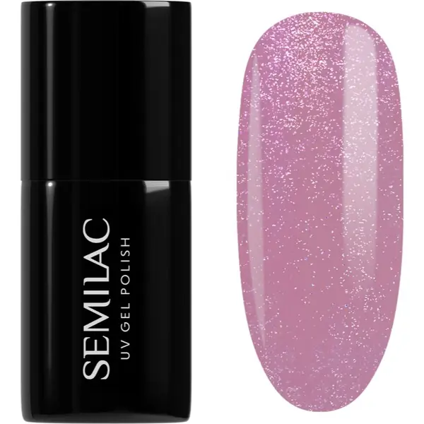 Semilac Semilac UV Hybrid Shimmer gel lak za nokte nijansa 319 Shimmer Dust Pink 7 ml