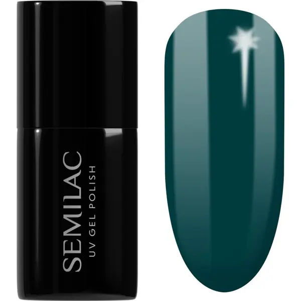 Semilac Semilac UV Hybrid Winter Collection gel lak za nokte s korištenjem UV/LED lampe nijansa 606 Cool Green 7 ml