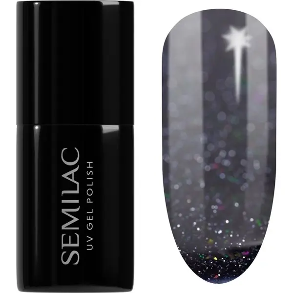 Semilac Semilac UV Hybrid Winter Collection gel lak za nokte s korištenjem UV/LED lampe nijansa 611 Violet Night 7 ml