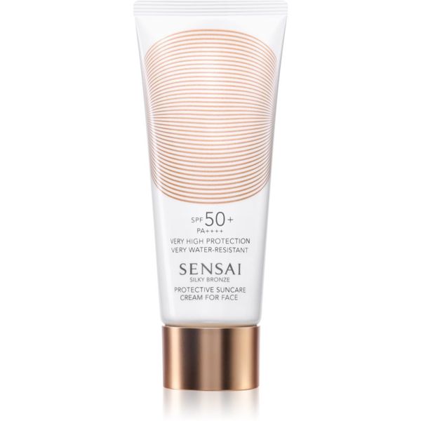 Sensai Sensai Silky Bronze zaštitna krema za lice za zaštitu od sunca SPF 50+ 50 ml