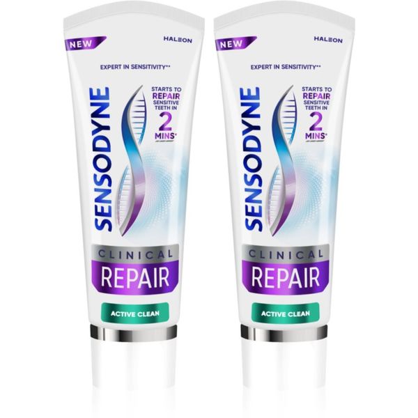 Sensodyne Sensodyne Clinical Repair Active Clean pasta za zube 2x75 ml