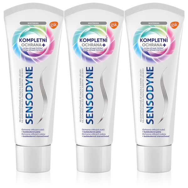 Sensodyne Sensodyne Complete Protection Whitening pasta za izbjeljivanje zuba 3x75 ml