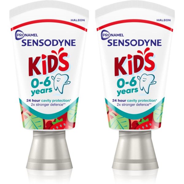 Sensodyne Sensodyne Pronamel Kids zubna pasta za djecu 0-6 Years 2x75 ml