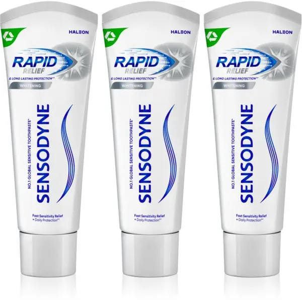 Sensodyne Sensodyne Rapid Whitening pasta za izbjeljivanje zuba za osjetljive zube 3x75 ml