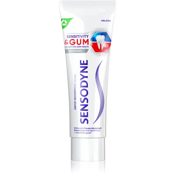 Sensodyne Sensodyne Sensitivity & Gum Whitening pasta za izbjeljivanje zuba za zaštitu zuba i desni 75 ml