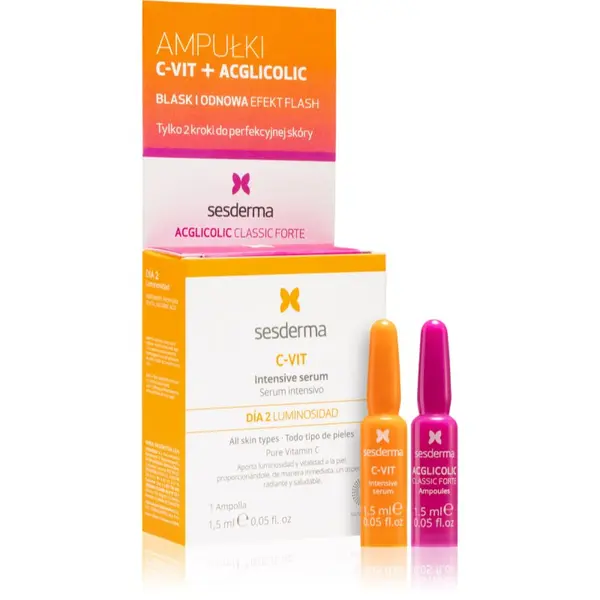 Sesderma Sesderma C-Vit + Aglicolic Classic Forte ekonomično pakiranje za žene