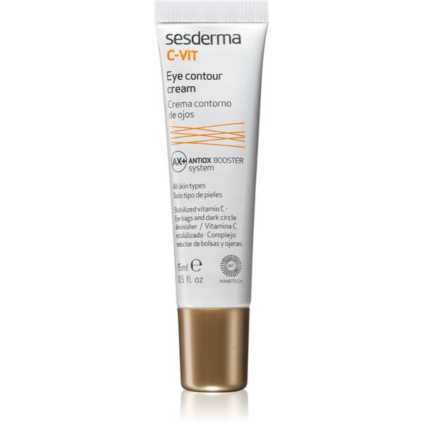 Sesderma Sesderma C-Vit AX+ krema za područje oko očiju protiv oticanja i tamnih krugova 15 ml