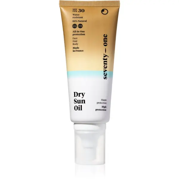 SeventyOne SeventyOne Dry Sun Oil SPF30 zaštitno suho ulje za sunčanje za lice, tijelo i kosu SPF 30 100 ml