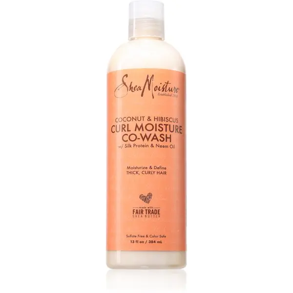 Shea Moisture Shea Moisture Coconut & Hibiscus Co-Wash Cleanser regenerator za dubinsko čišćenje za kovrčavu kosu 384 ml