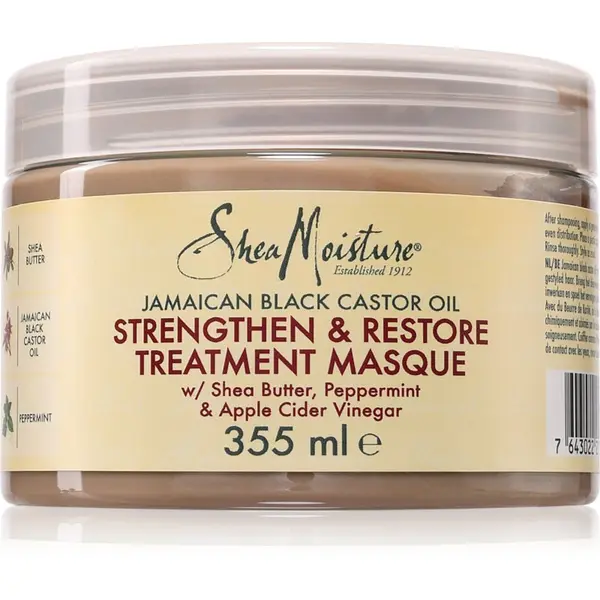 Shea Moisture Shea Moisture Jamaican Black Castor Oil Strengthen & Restore maska za učvršćivanje za kosu 355 ml