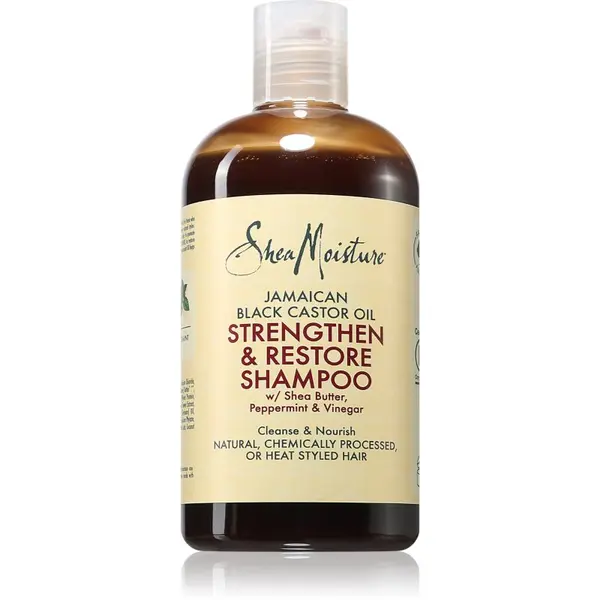Shea Moisture Shea Moisture Jamaican Black Castor Oil Strengthen & Restore šampon za čišćenje za oštećenu i obojenu kosu 384 ml