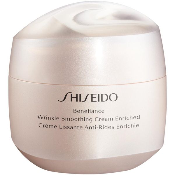 Shiseido Shiseido Benefiance Wrinkle Smoothing Cream Enriched dnevna i noćna krema protiv bora za suho lice 75 ml