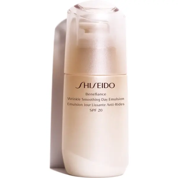 Shiseido Shiseido Benefiance Wrinkle Smoothing Day Emulsion zaštitna emulzija protiv starenja kože SPF 20 75 ml