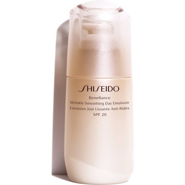 Shiseido Shiseido Benefiance Wrinkle Smoothing Day Emulsion zaštitna emulzija protiv starenja kože SPF 20 75 ml