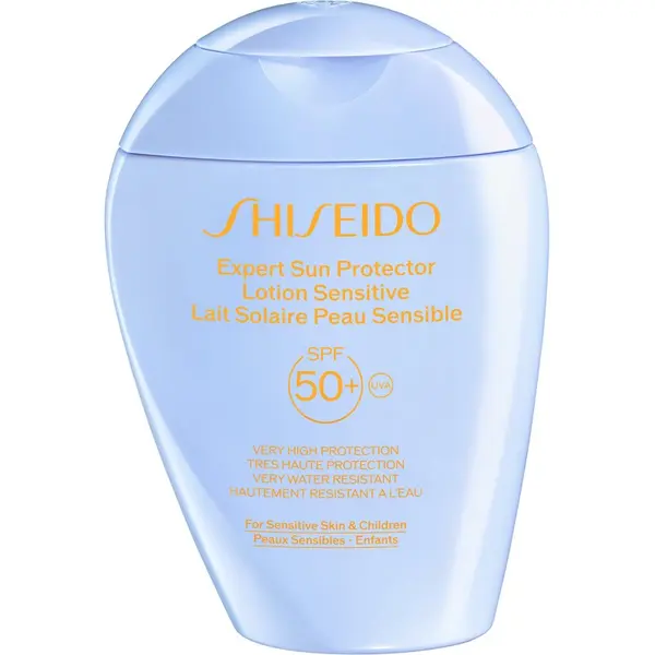 Shiseido Shiseido Expert Sun Protector Lotion Sensitive SPF50+ zaštitno mlijeko za osjetljivu kožu SPF 50+ 150 ml