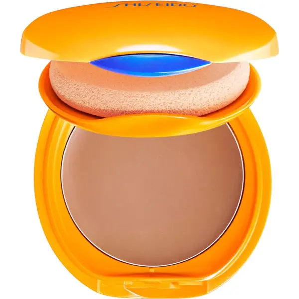 Shiseido Shiseido Expert Sun Protector Tanning Compact Foundation SPF10 vodootporni kompaktni puder punjivi nijansa Bronze 12 g