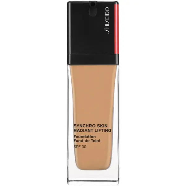 Shiseido Shiseido Synchro Skin Radiant Lifting Foundation posvjetljujući lifting puder SPF 30 nijansa 350 Maple 30 ml